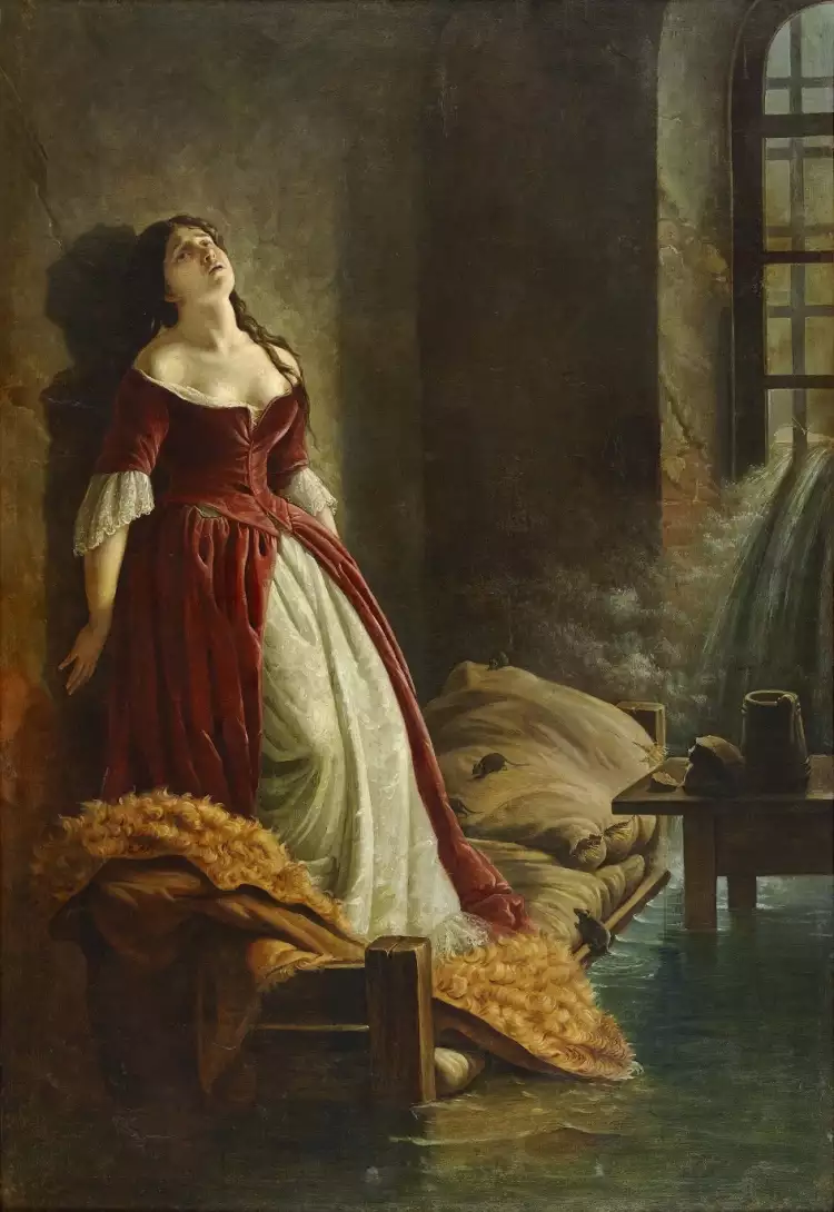 Константин Флавицкий. Картина «Смерть княжны Таракановой», 1864 Константин Флавицкий. Картина «Смерть княжны Таракановой», 1864