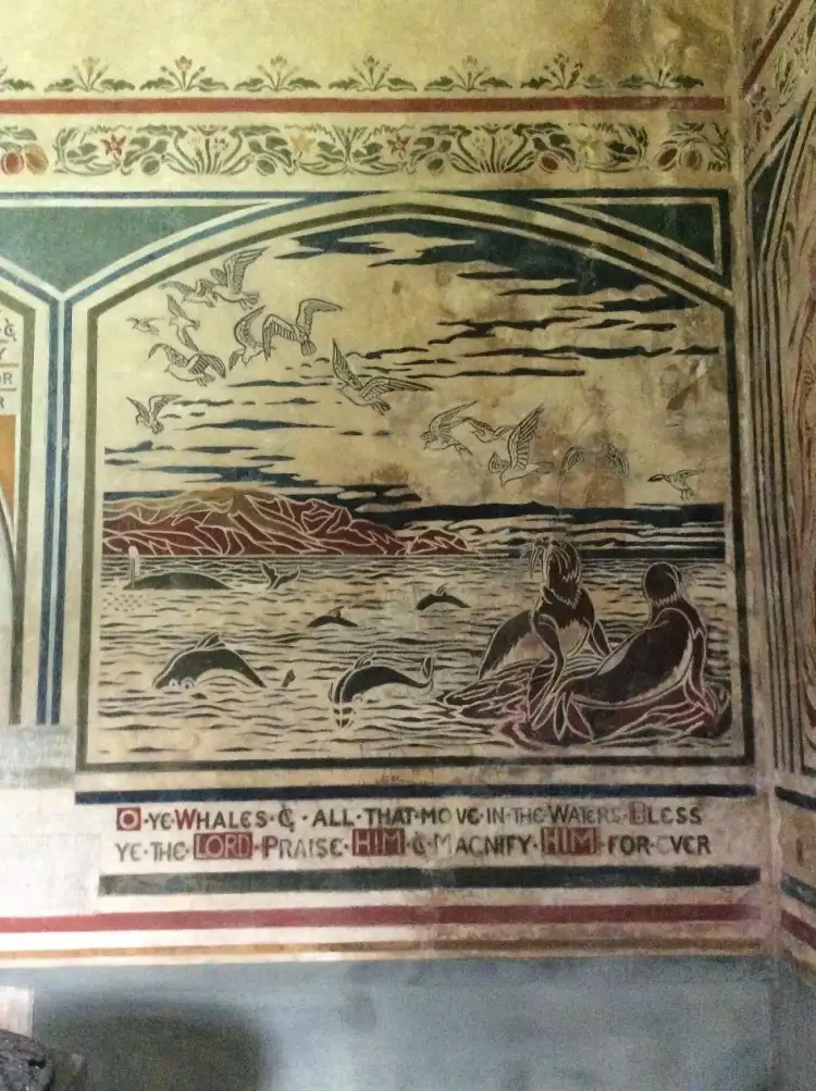 Сграффито. Сграффито в Церкви Святой Девы Марии в Уэльсе Сграффито. Сграффито в Церкви Святой Девы Марии в Уэльсе