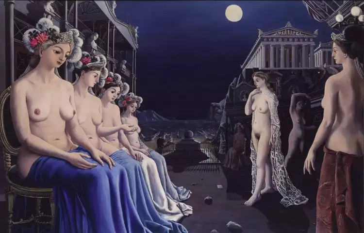 Поль Дельво. Картина «Великие сирены», 1947 Поль Дельво. Картина «Великие сирены», 1947