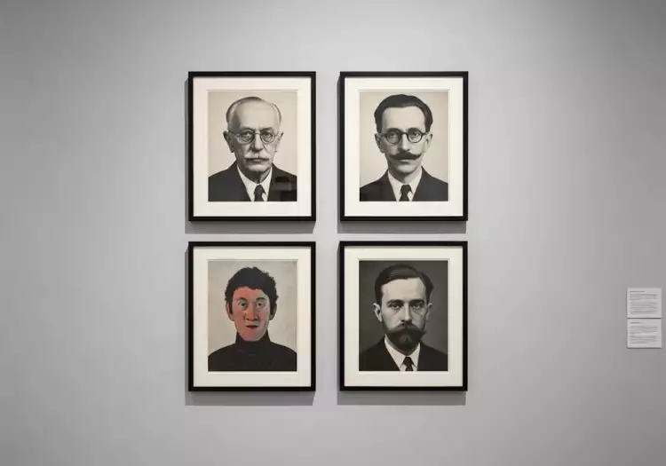 Коллаж из портретов — Гропиус, Кандинский, Клее, Мейер Коллаж из портретов — Гропиус, Кандинский, Клее, Мейер