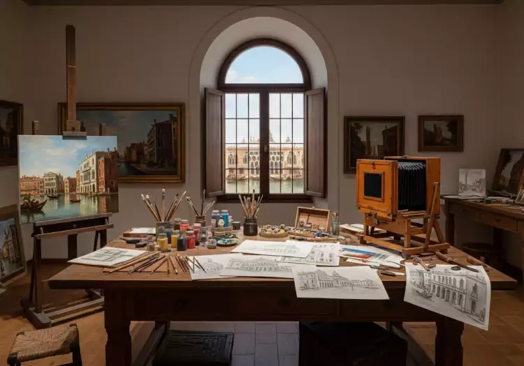 Мастерская художника-ведутиста Каналетто