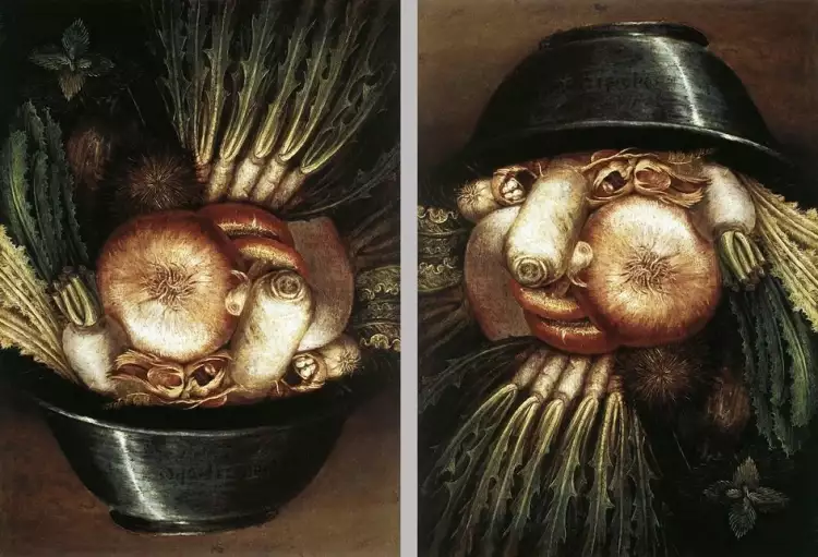 Джузеппе Арчимбольдо. Картина «Садовник», 1590