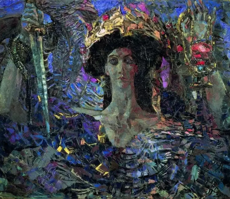 Михаил Врубель. Картина «Шестикрылый Серафим», 1904