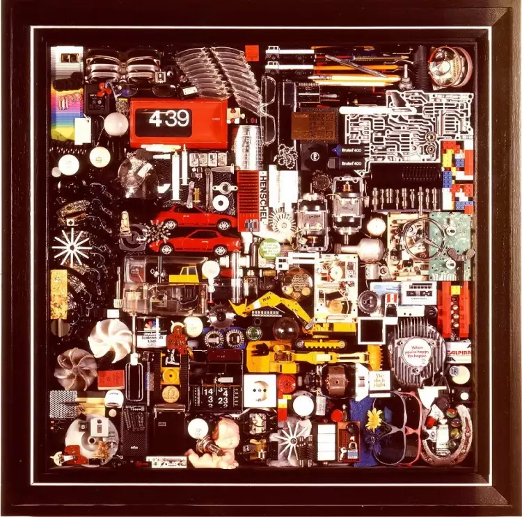 Ассамбляж. Инго Клёкер. Картина Primeur, 2010