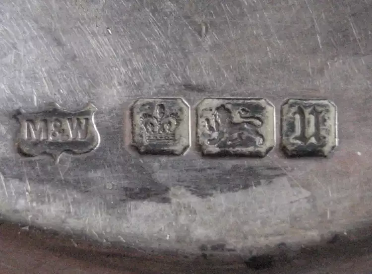 Пробы серебра. Английские пробирные клейма