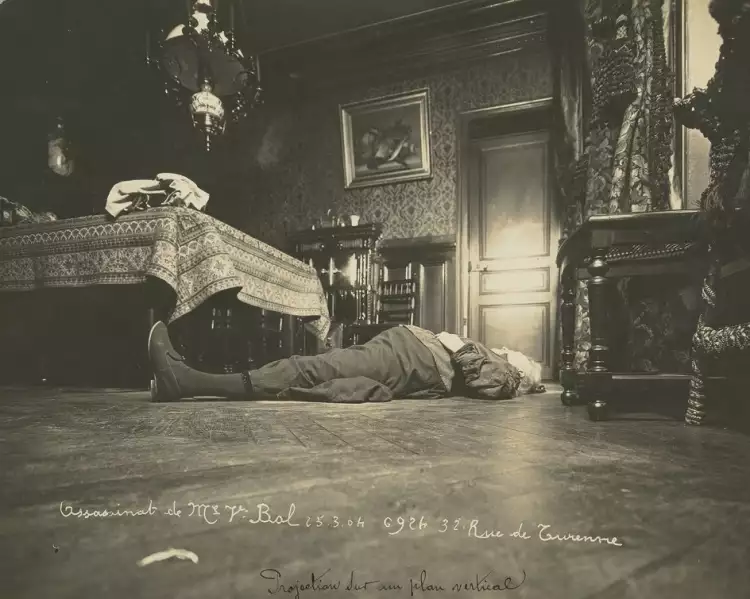 Судебная фотография. Альфонс Бертильон. «Убийство вдовы Бол», 1904