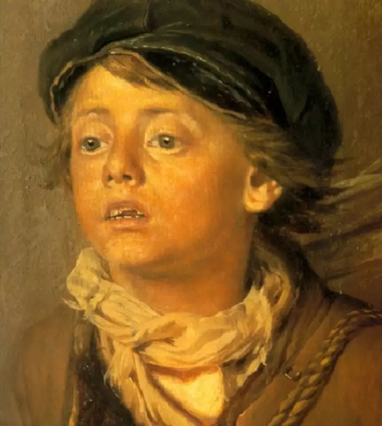 Василий Перов. Фрагмент картины «Тройка», центральный герой