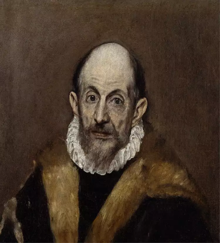 10 most famous Spanish artists. El Greco. Self-portrait, 1600 10 most famous Spanish artists. El Greco. Self-portrait, 1600