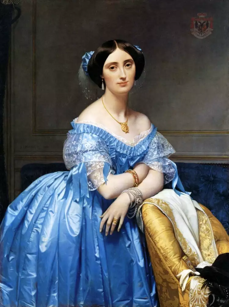 Академизм. Жан Огюст Доминик Энгр. «Портрет принцессы де Брольи», 1851-1853 Академизм. Жан Огюст Доминик Энгр. «Портрет принцессы де Брольи», 1851-1853