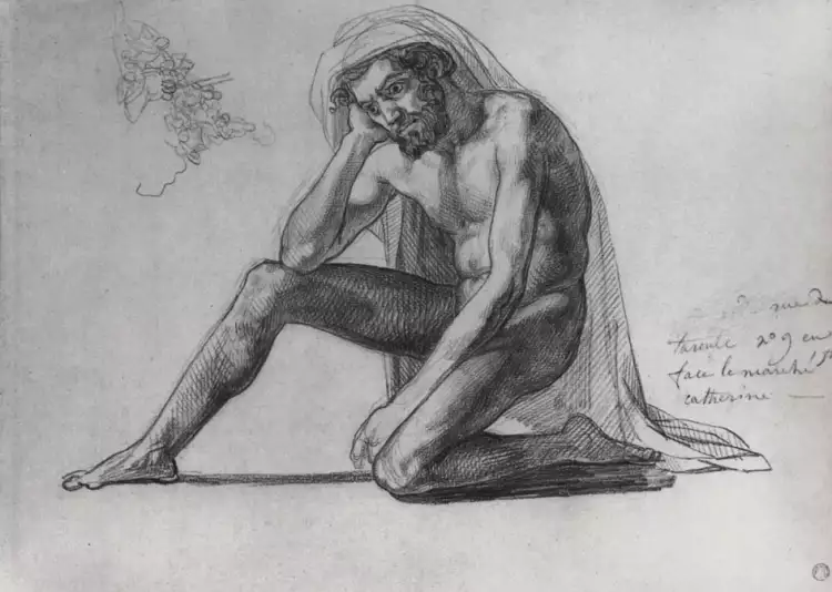 Теодор Жерико. Набросок к картине «Плот „Медузы‟», 1819 Теодор Жерико. Набросок к картине «Плот „Медузы‟», 1819