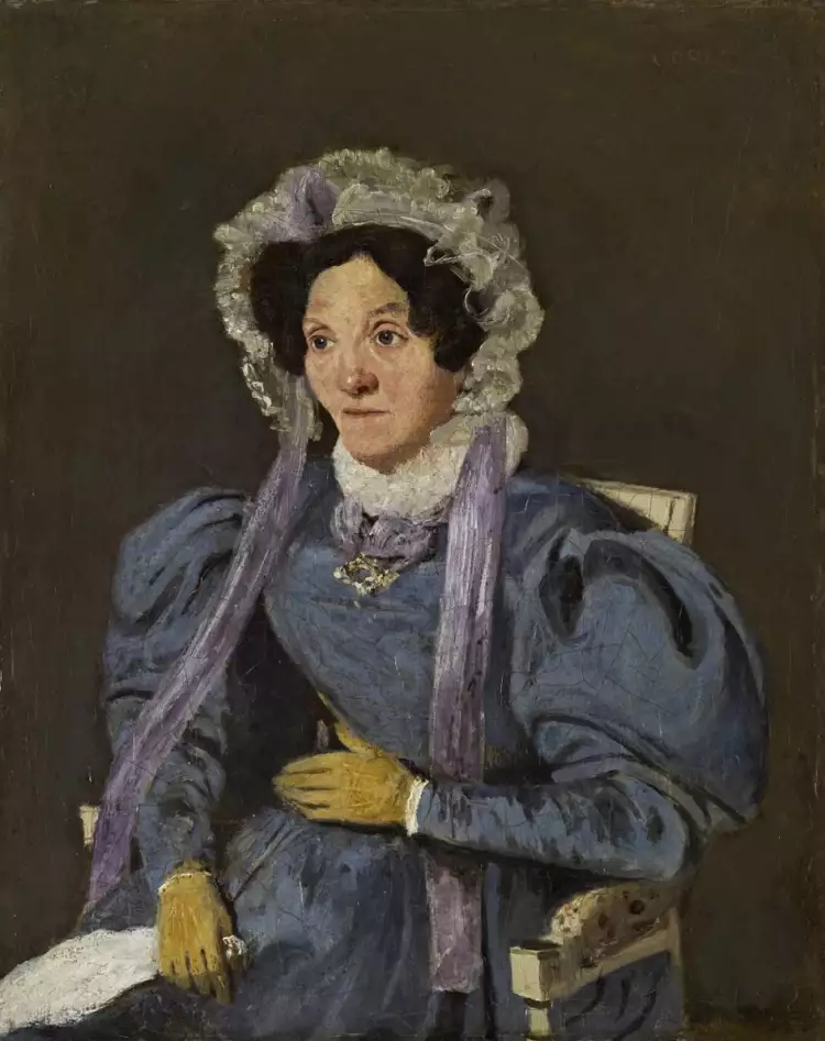 Камиль Коро. «Мать художника» (Мари Франсуаза Оберсон), 1835 год Камиль Коро. «Мать художника» (Мари Франсуаза Оберсон), 1835 год