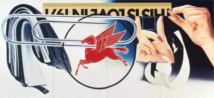 Джеймс Розенквист. Картина Paper Clip, 1973