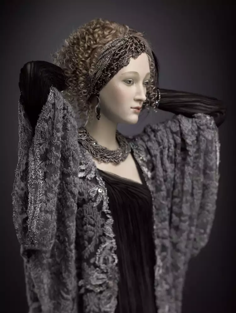 Фарфоровая кукла. Работа Александры Кукиновой