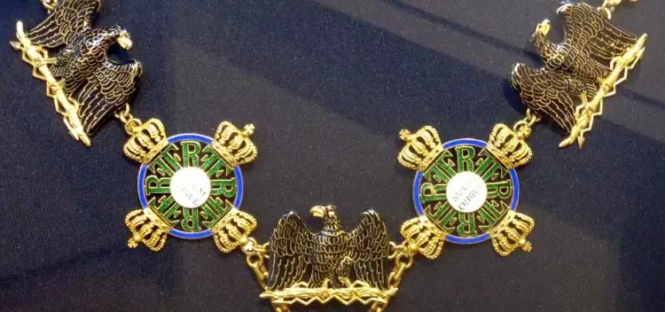 Орден Черного Орла. Фрагмент орденской цепи