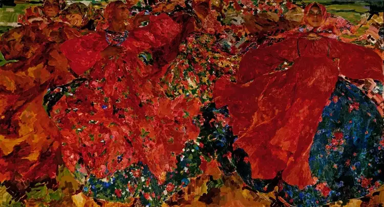 Philippe Maliavine. La peinture Le tourbillon, 1906 Philippe Maliavine. La peinture Le tourbillon, 1906
