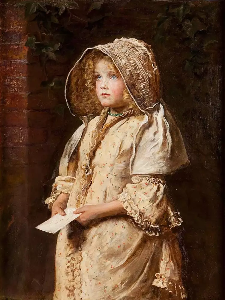 Прерафаэлиты. Джон Эверетт Милле. «Письмо для сквайра», 1885 Прерафаэлиты. Джон Эверетт Милле. «Письмо для сквайра», 1885