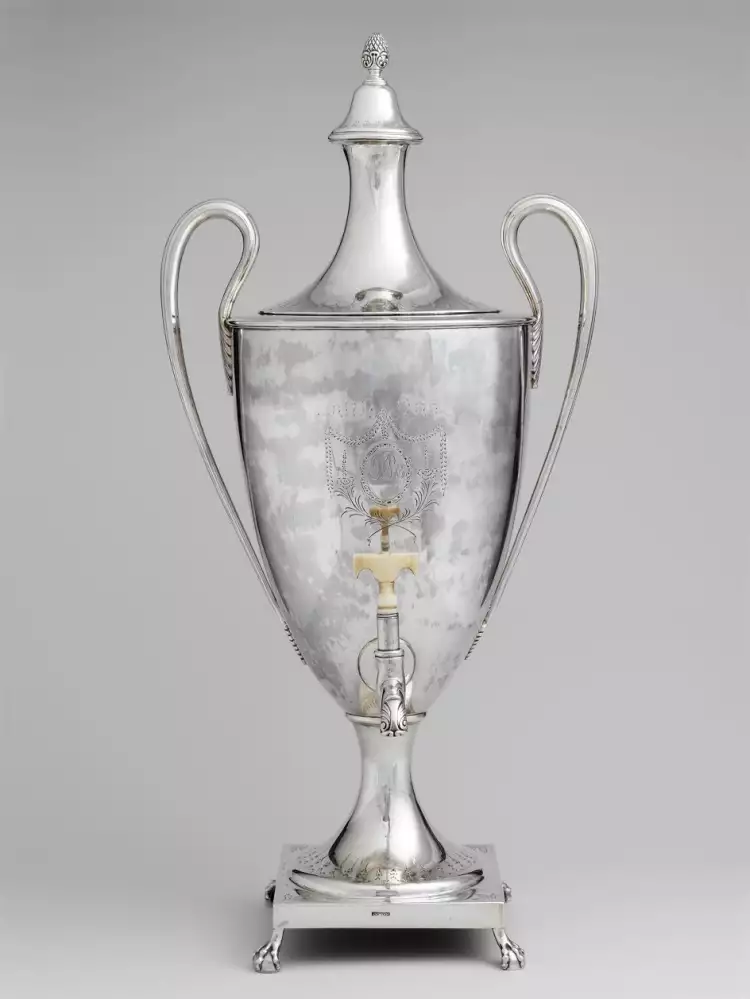 American Silver. Paul Revere. Tea vessel, 1791 American Silver. Paul Revere. Tea vessel, 1791
