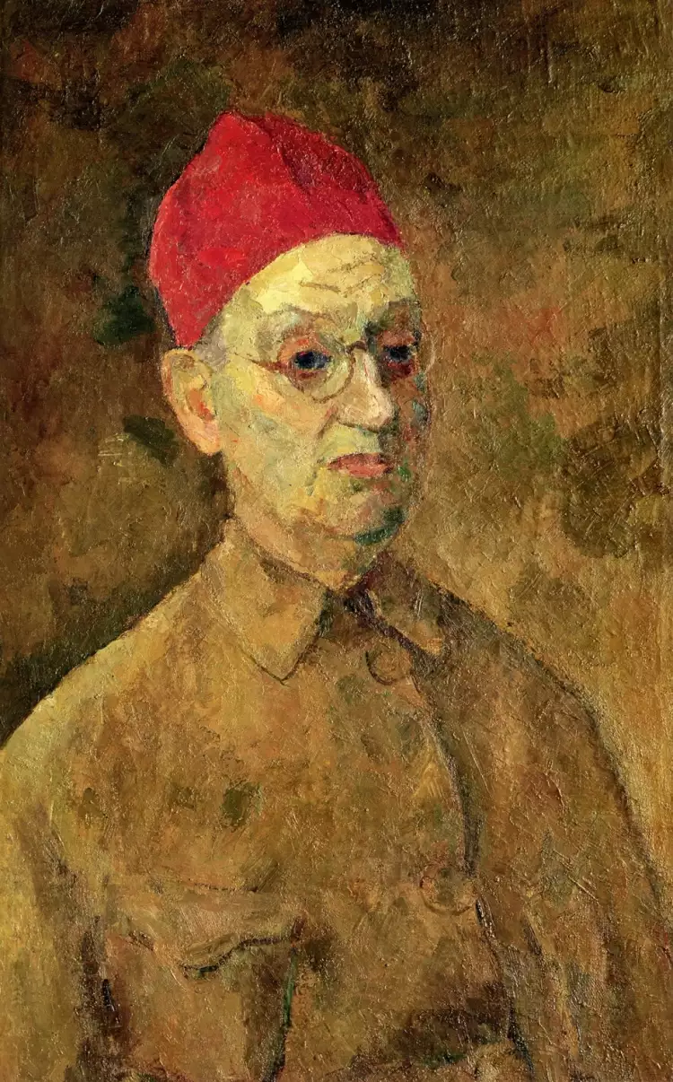 Роберт Фальк. Автопортрет Роберт Фальк. Автопортрет