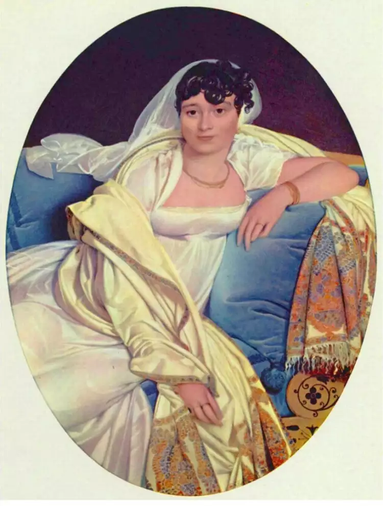 Empire. Jean Auguste Dominique Ingres. Madame Rivière, 1805 Empire. Jean Auguste Dominique Ingres. Madame Rivière, 1805