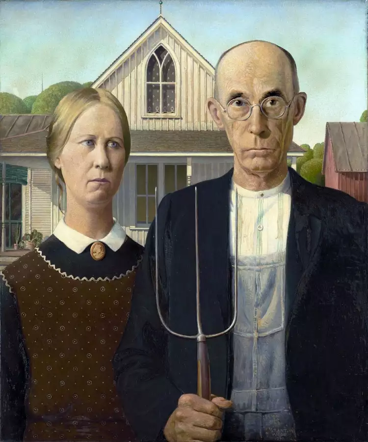 Regionalismus. Grant Wood. American Gothic, 1930 Regionalismus. Grant Wood. American Gothic, 1930