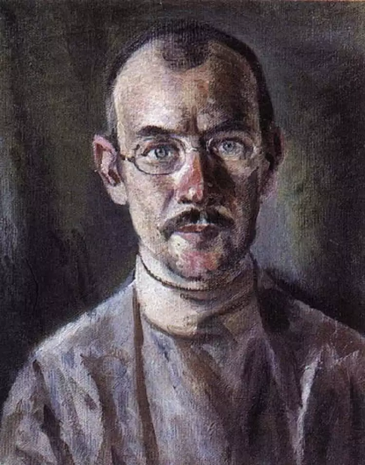 Артур Фонвизин. Константин Зефиров. Картина «Портрет Фонвизина Артура Владимировича», 1918-1923