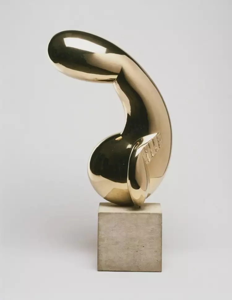 Die 10 bedeutendsten Bildhauer der Welt. Constantin Brancusi. Prinzessin X, 1915-1916
