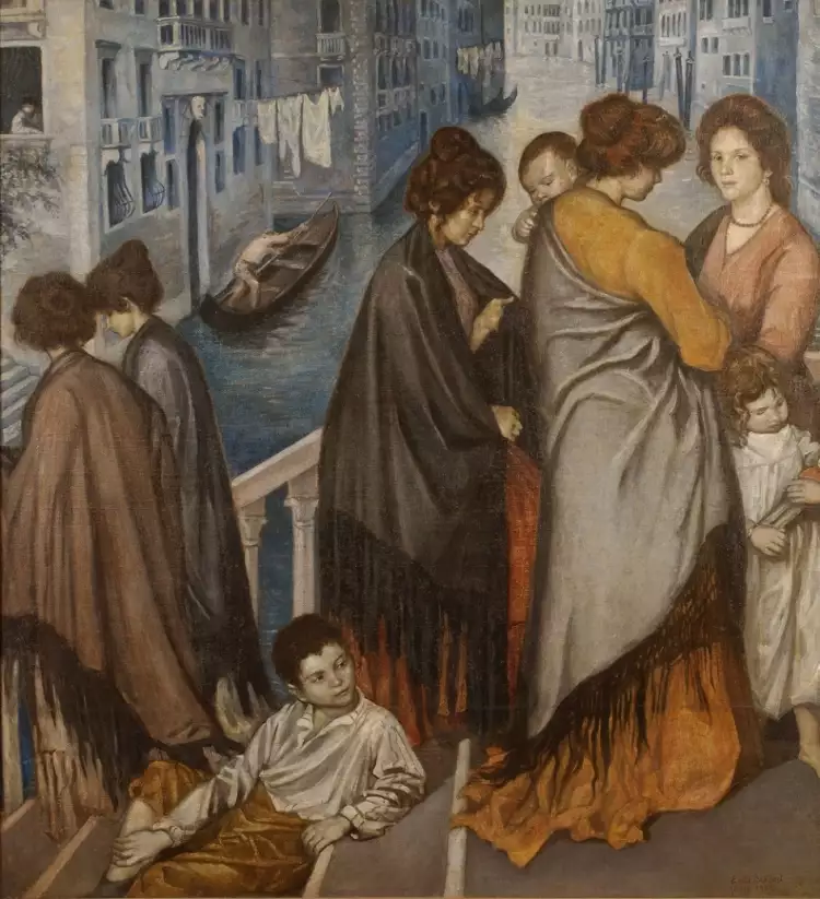 Эмиль Бернар. Картина «На мосту в Венеции», 1903