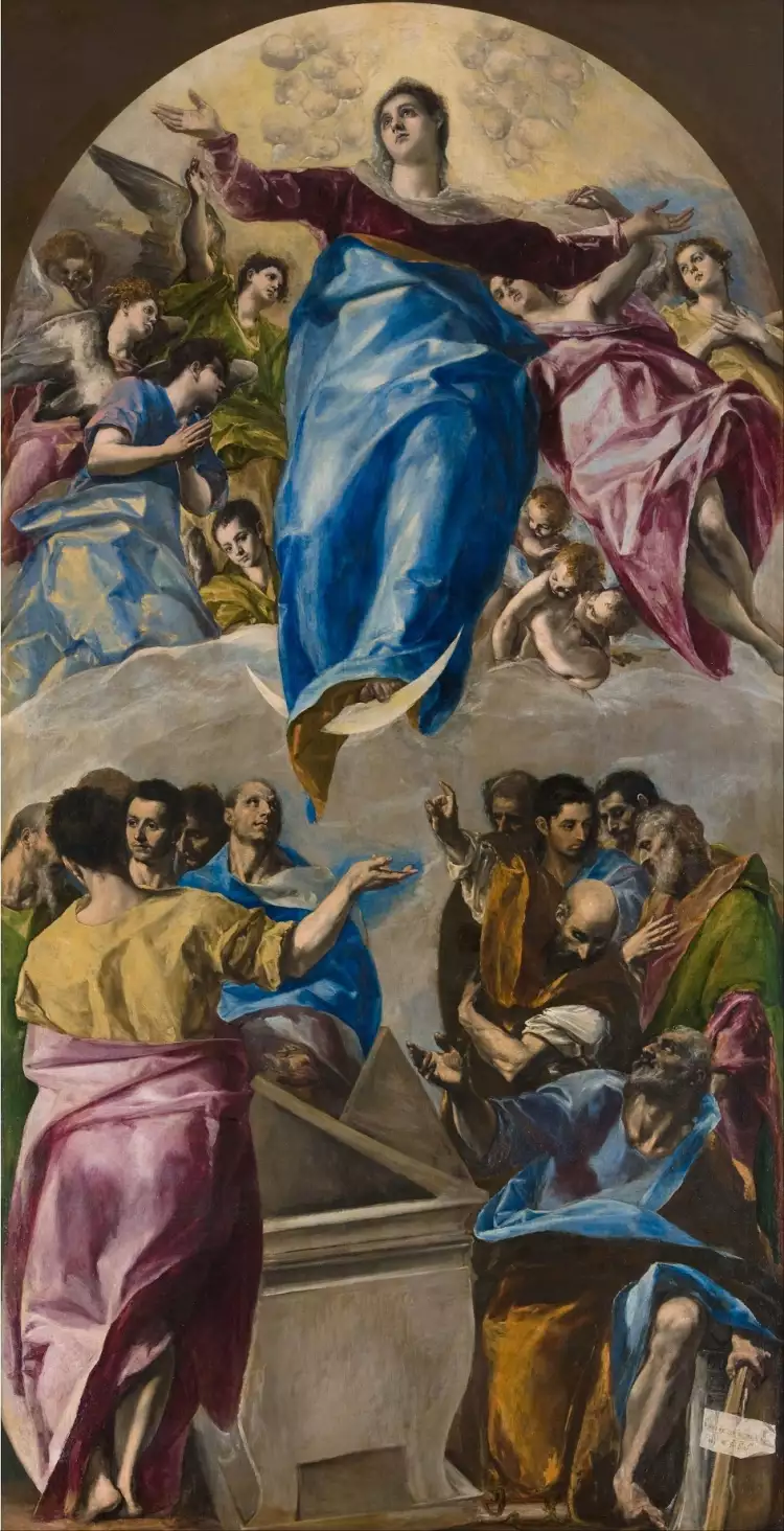 10 most famous Spanish artists. El Greco. Assumption of the Virgin, 1579 10 most famous Spanish artists. El Greco. Assumption of the Virgin, 1579