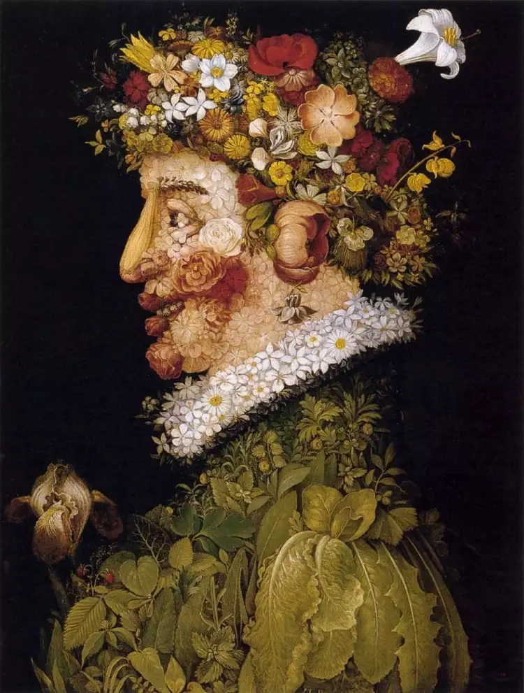 Сюрреализм. Джузеппе Арчимбольдо. «Весна», 1563 Сюрреализм. Джузеппе Арчимбольдо. «Весна», 1563