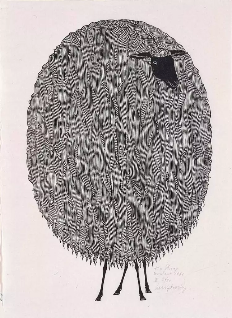 Художник Яков Гнездовский. Овца