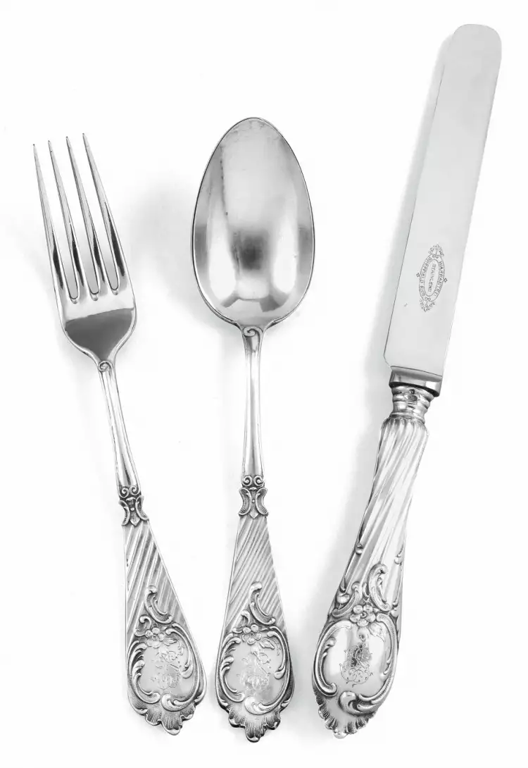 Gustav Klingerts Silber. Gegenstände aus dem Set von Tafelgeschirr, 1896-1917 Gustav Klingerts Silber. Gegenstände aus dem Set von Tafelgeschirr, 1896-1917