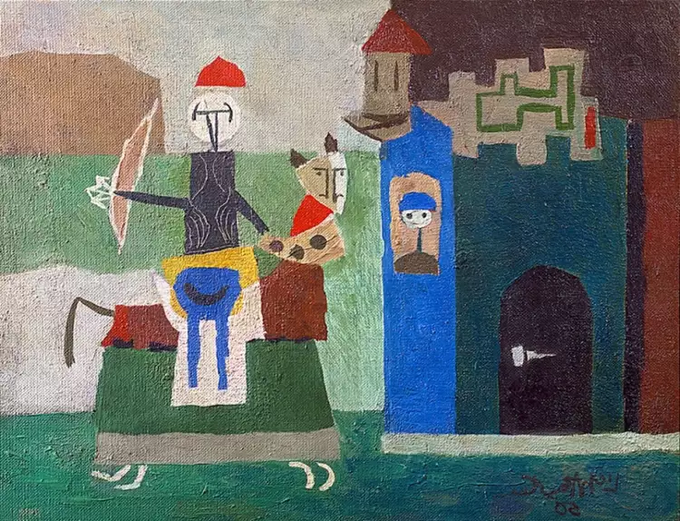 Рой Фокс Лихтенштейн. Картина «Возвращение героя», 1950