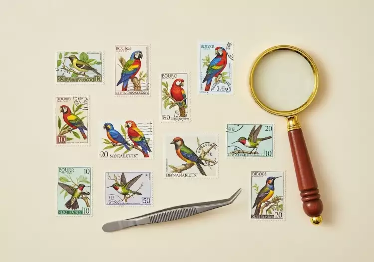 Тематическая коллекция почтовых марок на тему «Птицы»