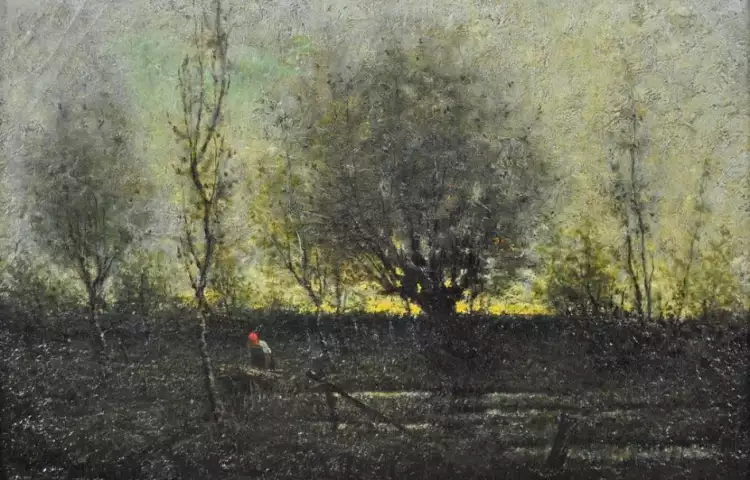 Тонализм. Уиллис Сивер Адамс. Картина «Утро в Баварии», 1881