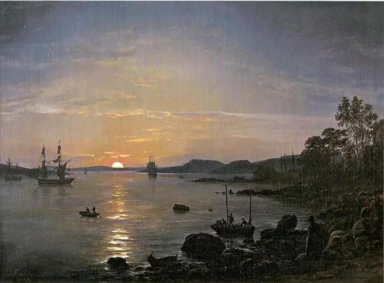 Йохан Кристиан Даль. Картина «Холместранд», 1843