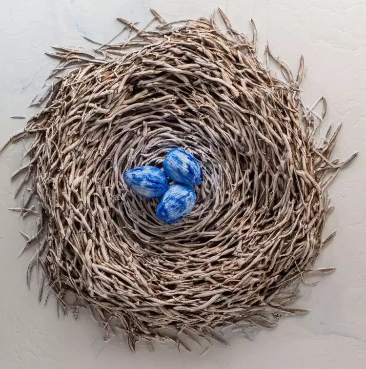 Acryl. Justin Geffrey. Nest, 2016 Acryl. Justin Geffrey. Nest, 2016