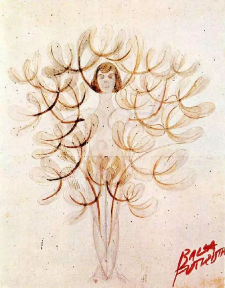 Джакомо Балла. Картина «Девушка-дерево», 1915 Джакомо Балла. Картина «Девушка-дерево», 1915