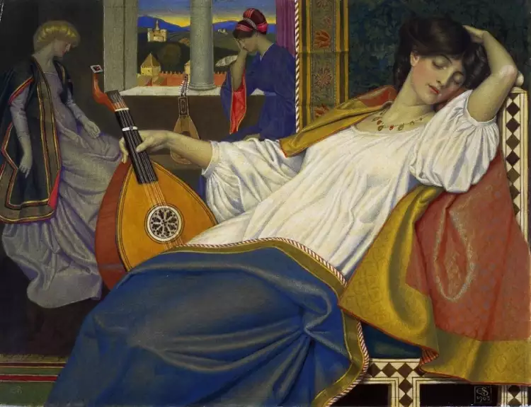 Джозеф Саутхолл. Картина Sleeping beauty, 1903 Джозеф Саутхолл. Картина Sleeping beauty, 1903