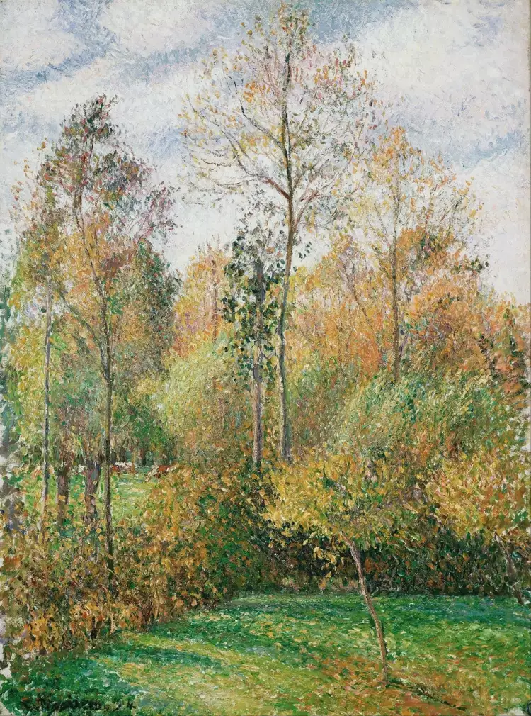 Камиль Писсарро. «Тополя. Осень», 1894 Камиль Писсарро. «Тополя. Осень», 1894