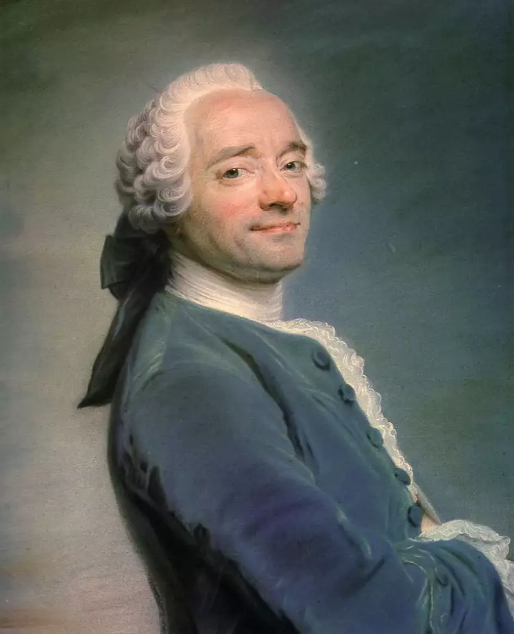 Pastell. Maurice Quentin de La Tour. Selbstporträt, 1750 Pastell. Maurice Quentin de La Tour. Selbstporträt, 1750