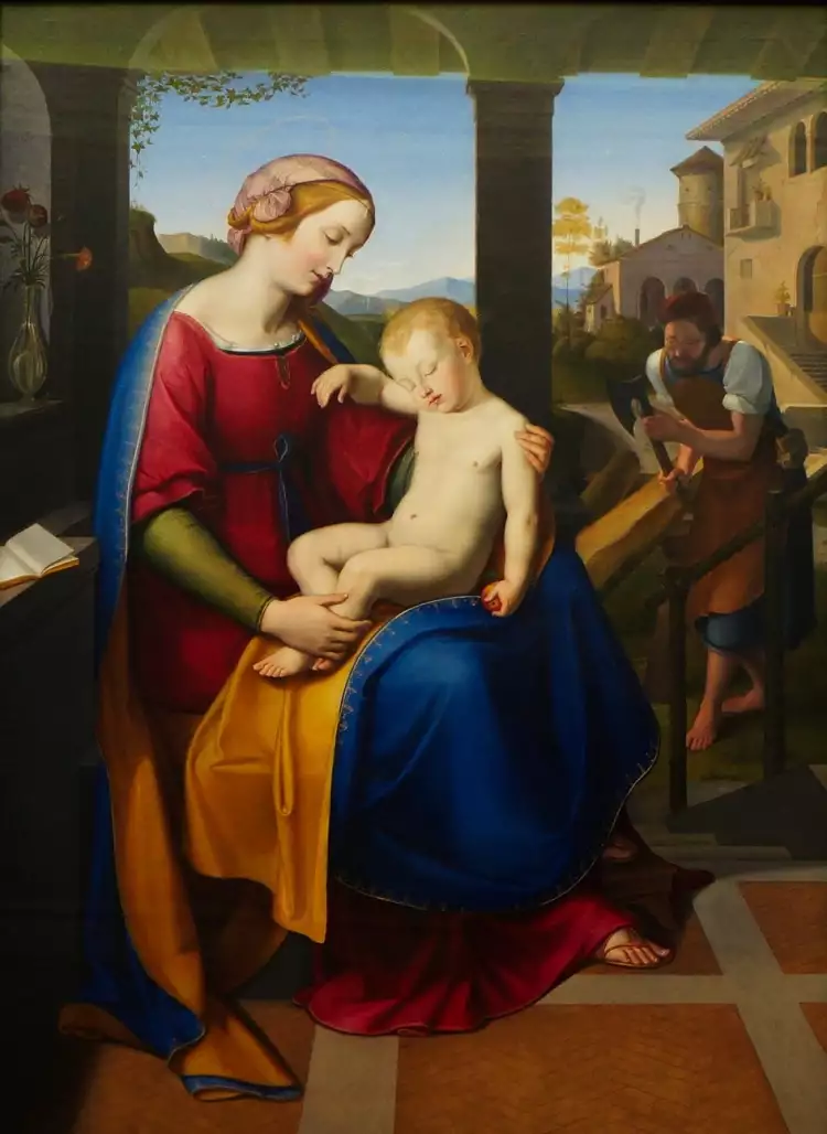 Фридрих Вильгельм Шадов. Картина «Святое семейство», 1818