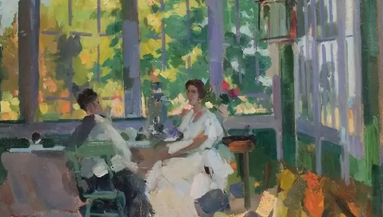 Картина Коровина «Веранда»