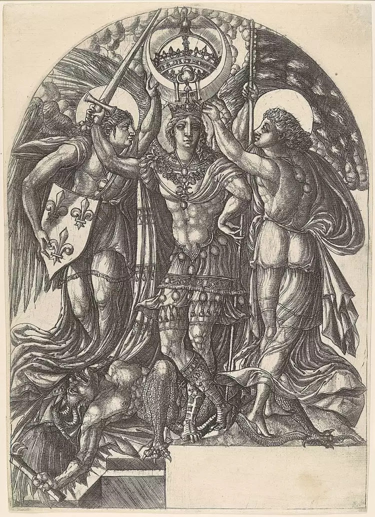 Гравюра. Жан Дюве. «Генрих II - Король Франции», 1548 Гравюра. Жан Дюве. «Генрих II - Король Франции», 1548