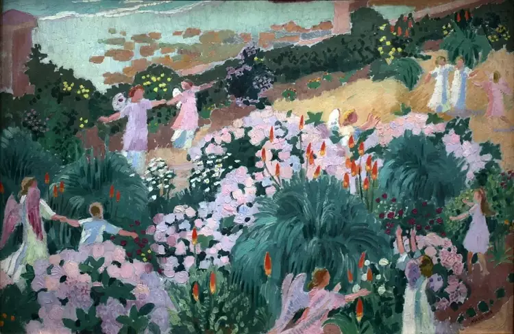 Постимпрессионизм. Морис Дени. «Рай», 1912 Постимпрессионизм. Морис Дени. «Рай», 1912