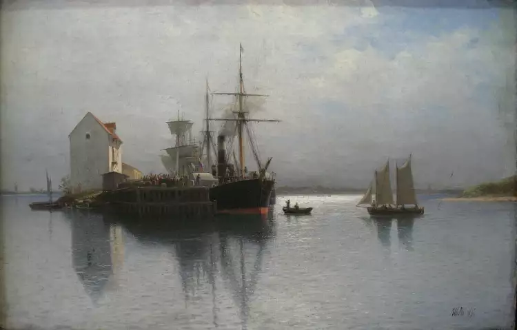 Лев Лагорио. Картина «Морской пейзаж», 1897