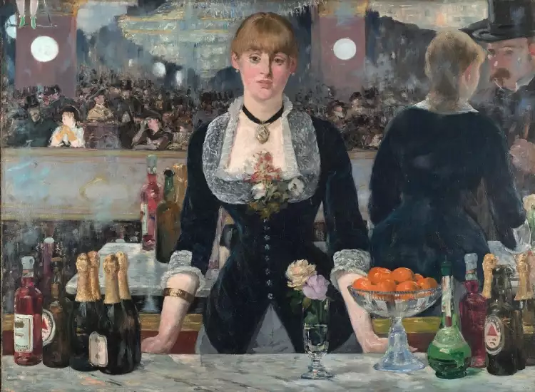 Эдуард Мане. «Бар в Фоли-Бержер», 1882 Эдуард Мане. «Бар в Фоли-Бержер», 1882