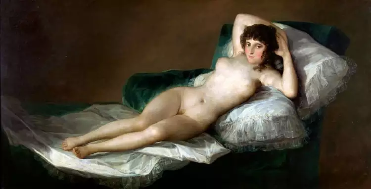 Romanticism. Francisco Goya. The Nude Maja, 1797-1800 Romanticism. Francisco Goya. The Nude Maja, 1797-1800