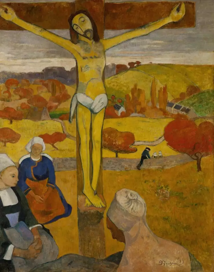 Символизм. Поль Гоген. «Желтый Христос», 1889 Символизм. Поль Гоген. «Желтый Христос», 1889