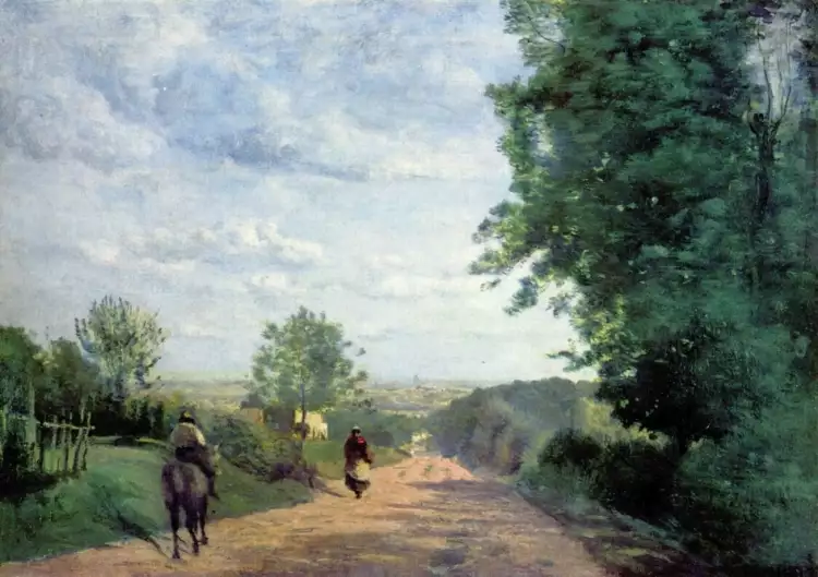 Камиль Коро. «Дорога на Севр», 1859 Камиль Коро. «Дорога на Севр», 1859