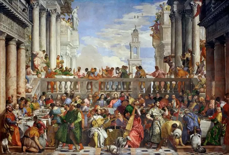 Паоло Веронезе. «Брак в Кане Галилейской», 1562-1563 Паоло Веронезе. «Брак в Кане Галилейской», 1562-1563